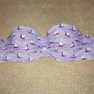 Strapless bikini top